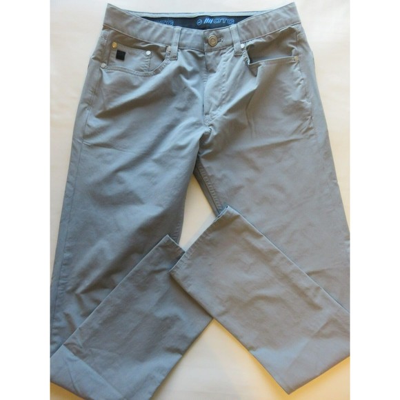 Vineyard Vines Mens 28x32 OTG On the Go Grey Pants Performance Stretch Chino EUC - Picture 8 of 9